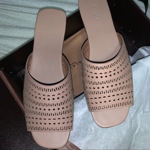 Alaia Laser Cut Sandals